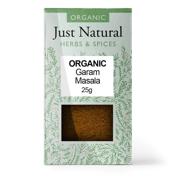 Organic Garam Masala (Box) 25g, Just Natural Herbs