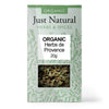 Organic Herbes De Provence (Box) 20g, Just Natural Herbs