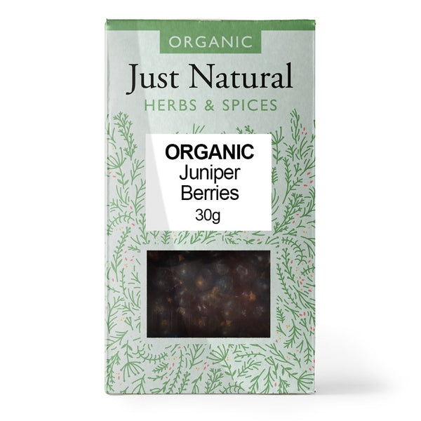 Organic Juniper Berries (Box) 28g, Just Natural Herbs