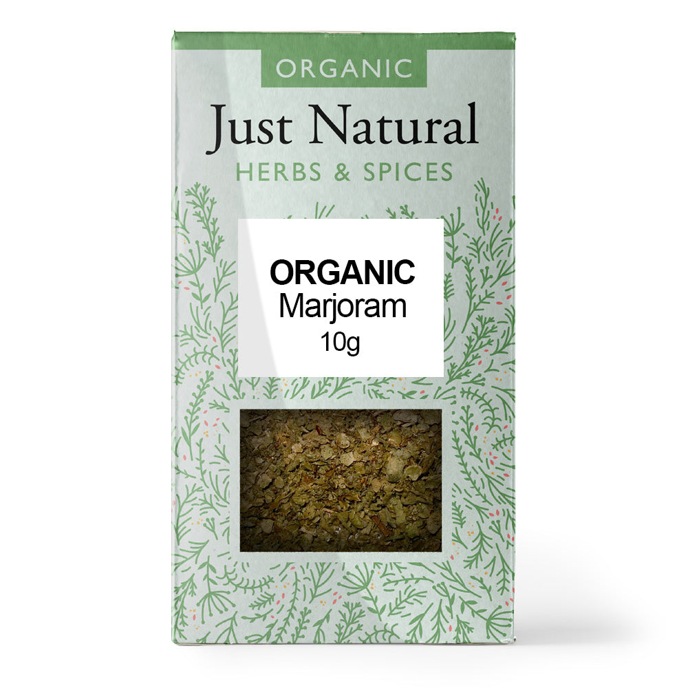 Organic Marjoram (Box) 10g, Just Natural Herbs