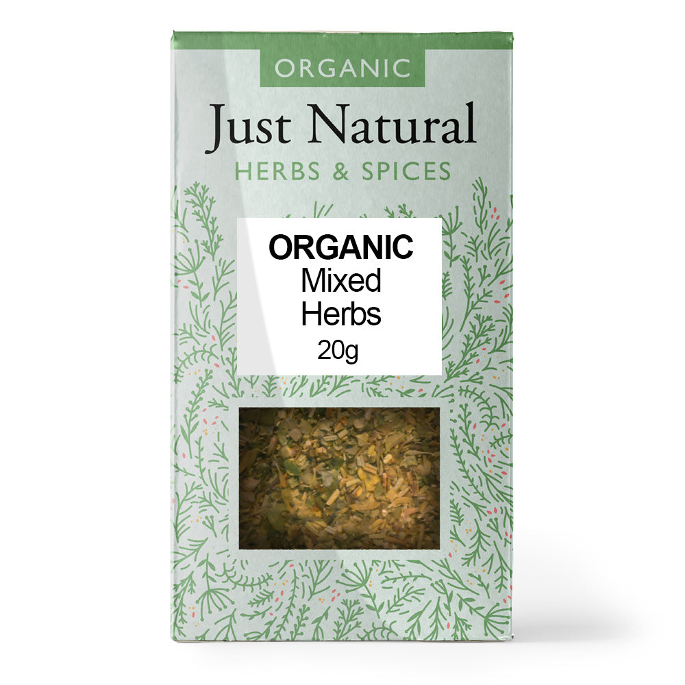 Organic Mixed Herbs (Box) 20g, Just Natural Herbs