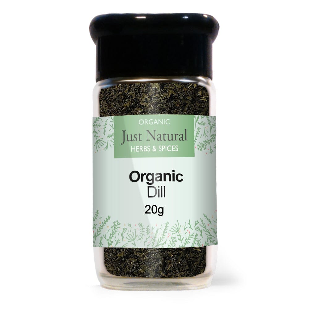 Organic Dill Herb (Glass Jar) 20g, Just Natural Herbs