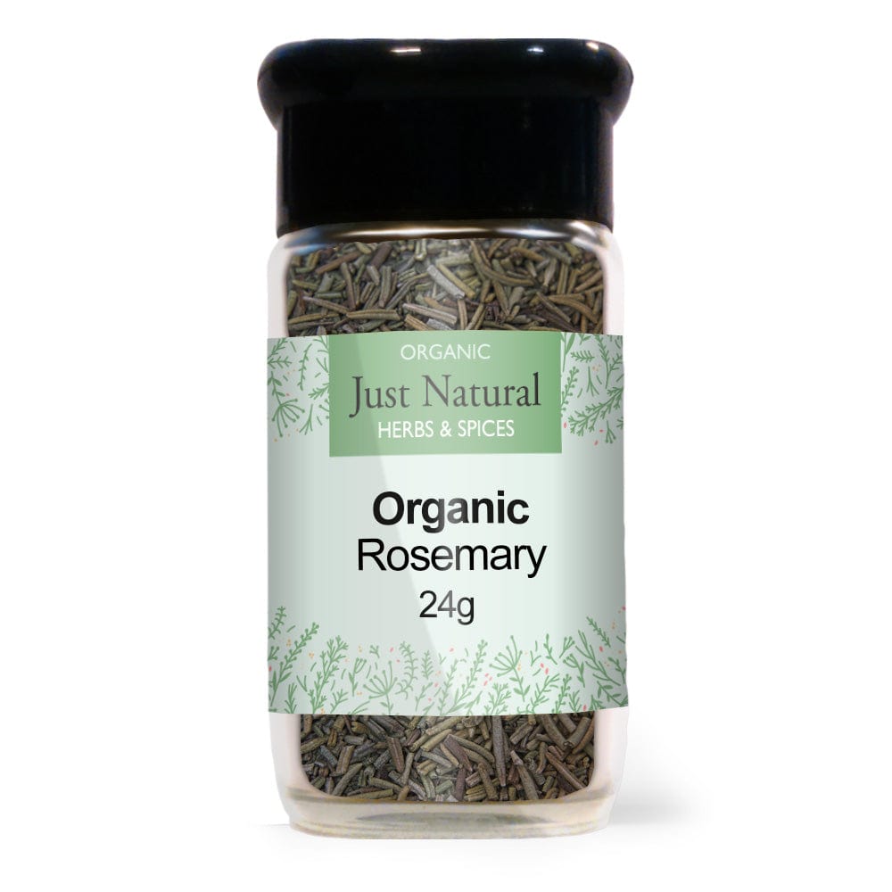 Organic Rosemary (Glass Jar) 30g, Just Natural Herbs