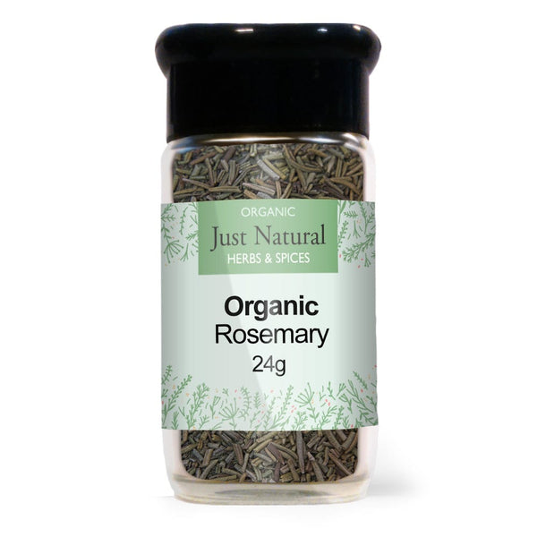 Organic Rosemary (Glass Jar) 30g, Just Natural Herbs