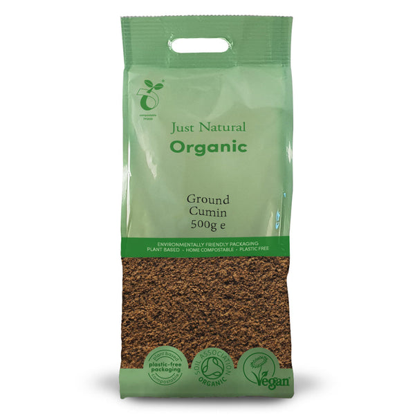 Organic Ground Cumin 500g, Just Natural Herbs