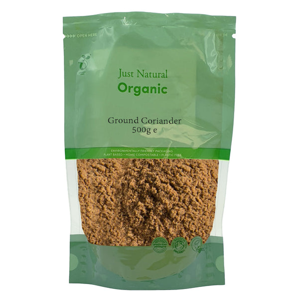 Organic Ground Coriander 500g, Just Natural Herbs