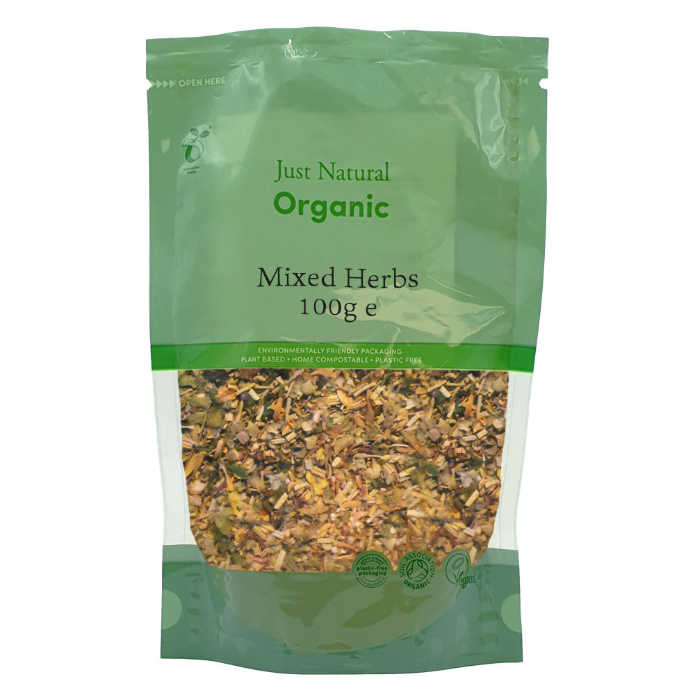 Organic Mixed Herbs 100g, Just Natural Herbs