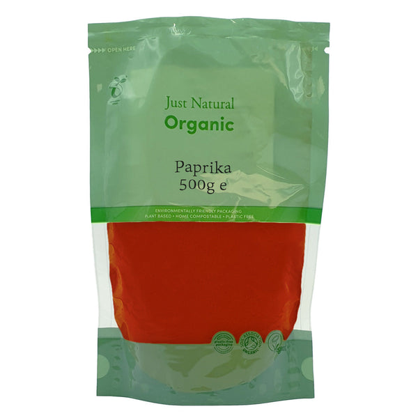 Organic Paprika 500g, Just Natural Herbs