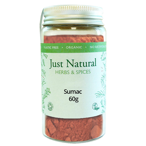 Organic Sumac (Jar) 60g, Just Natural Herbs