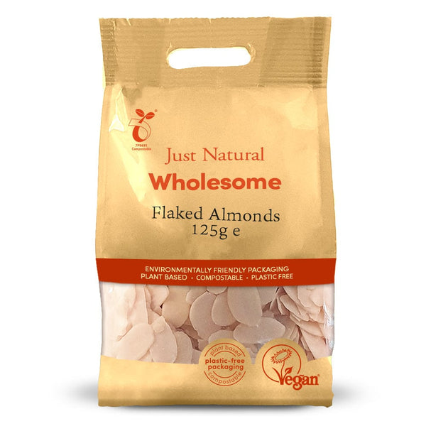 Flaked Almonds 125g, Just Natural Wholesome