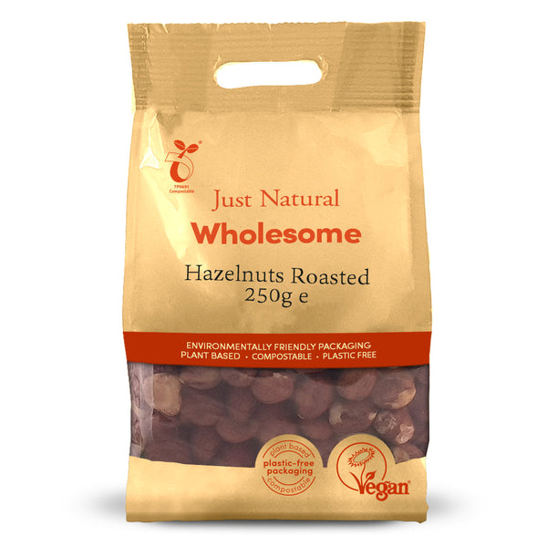 Hazelnuts Roasted 250g, Just Natural Wholesome