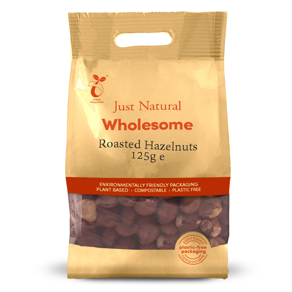 Hazelnuts Roasted 125g, Just Natural Wholesome