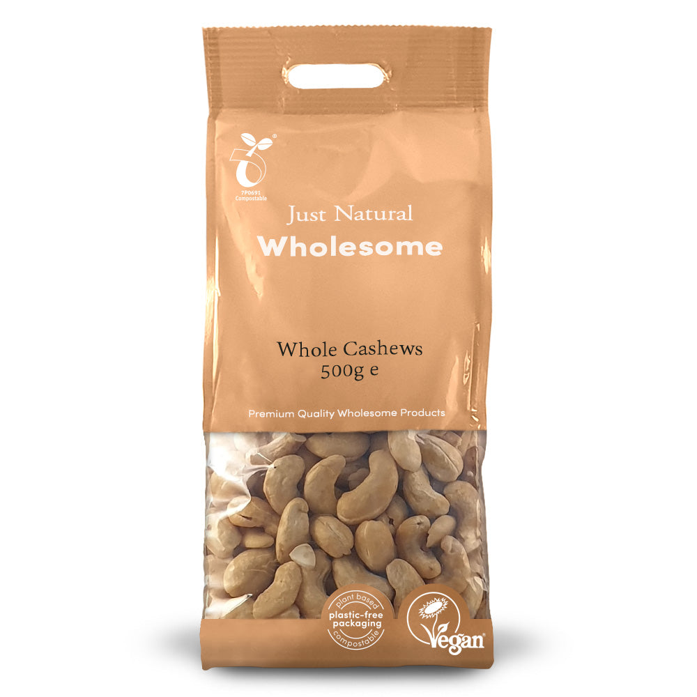 Whole Cashews 500g, Just Natural Wholesome