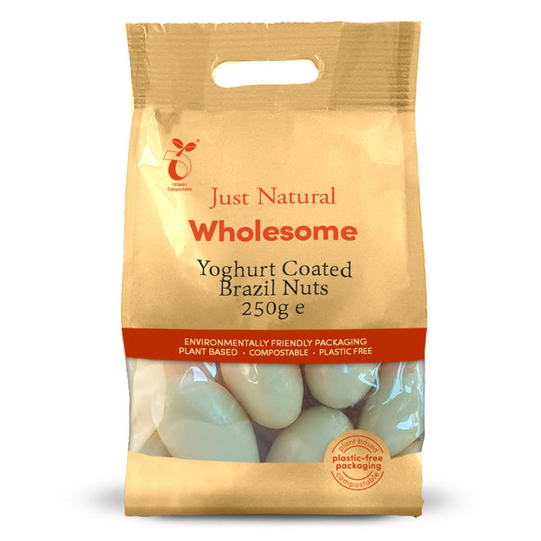 Yoghurt Coated Brazil Nuts 250g, Just Natural Wholesome