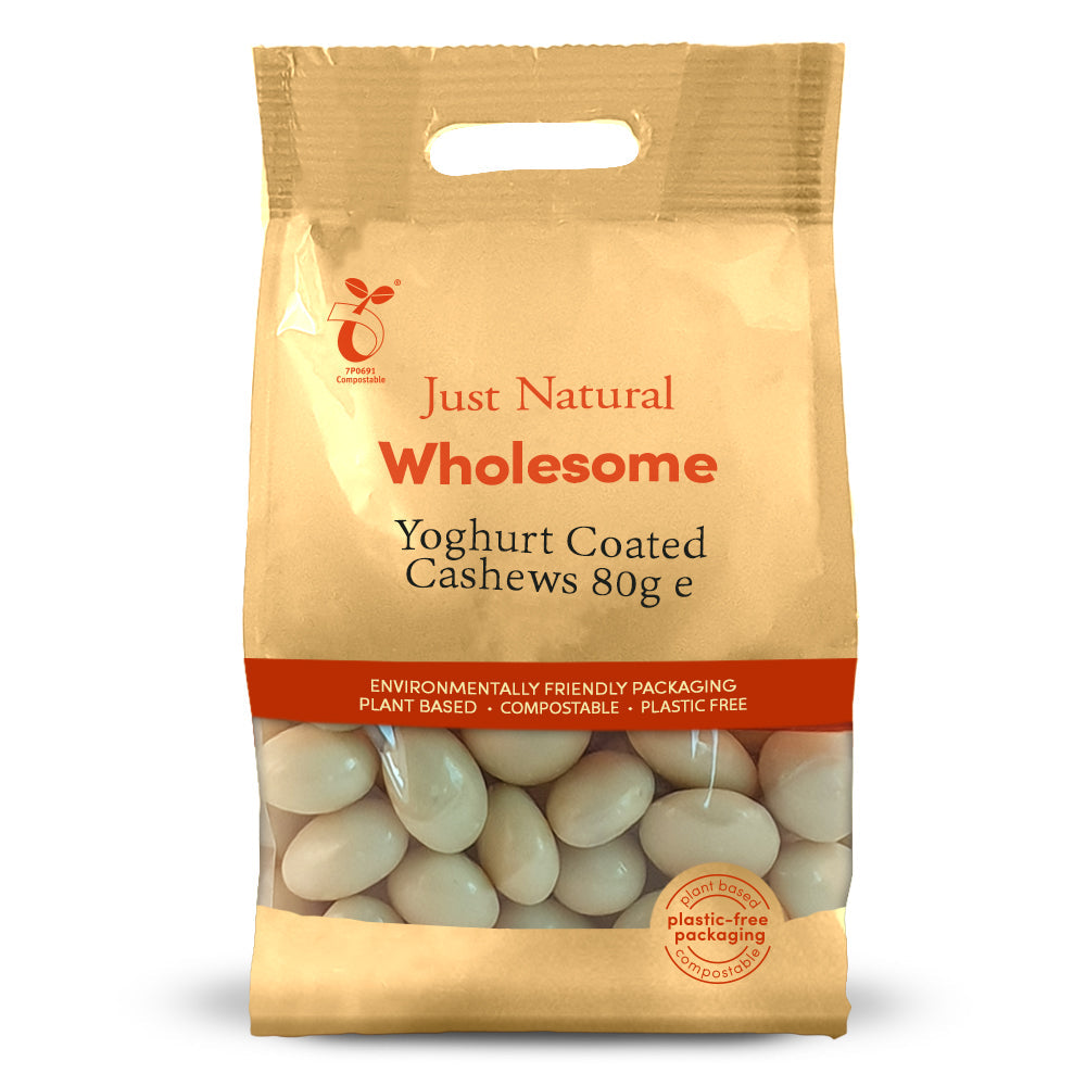 Yoghurt Coated Cashews 80g, Just Natural Wholesome