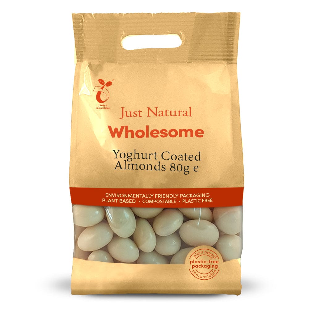 Yoghurt Coated Almonds 80g, Just Natural Wholesome