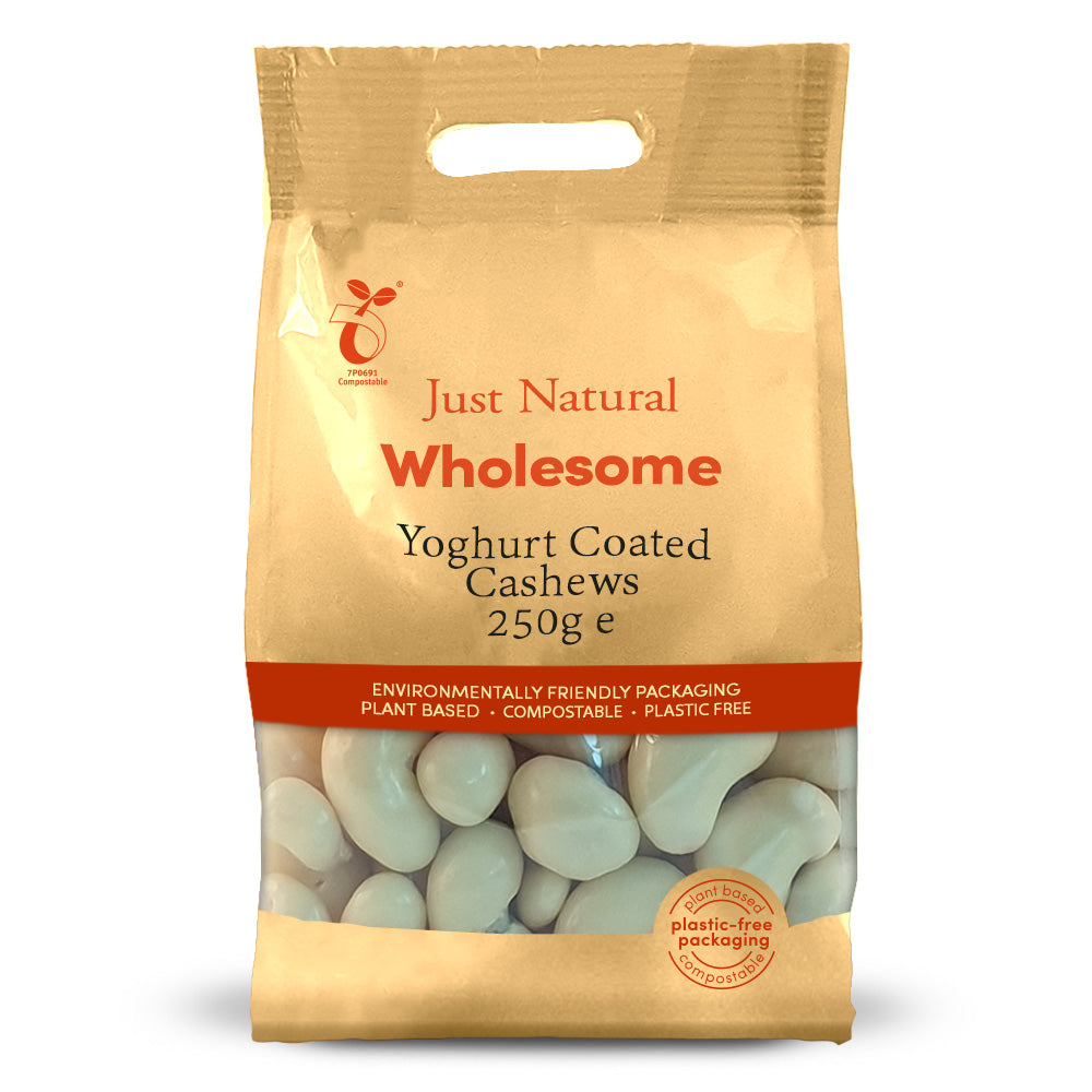 Yoghurt Coated Cashews 250g, Just Natural Wholesome