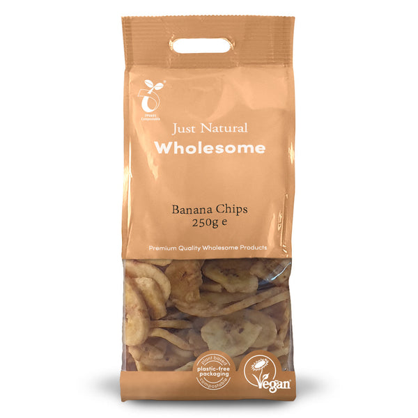 Banana Chips 250g, Just Natural Wholesome