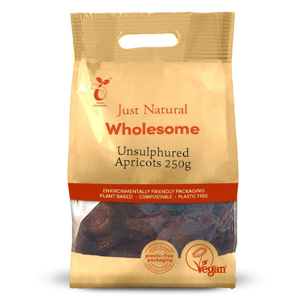 Apricots Unsulphured 250g, Just Natural Wholesome