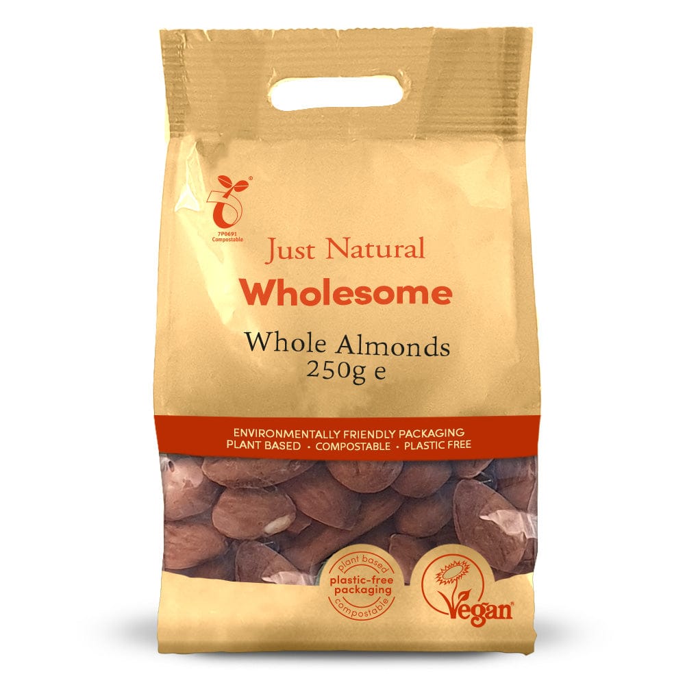 Whole Almonds 250g, Just Natural Wholesome