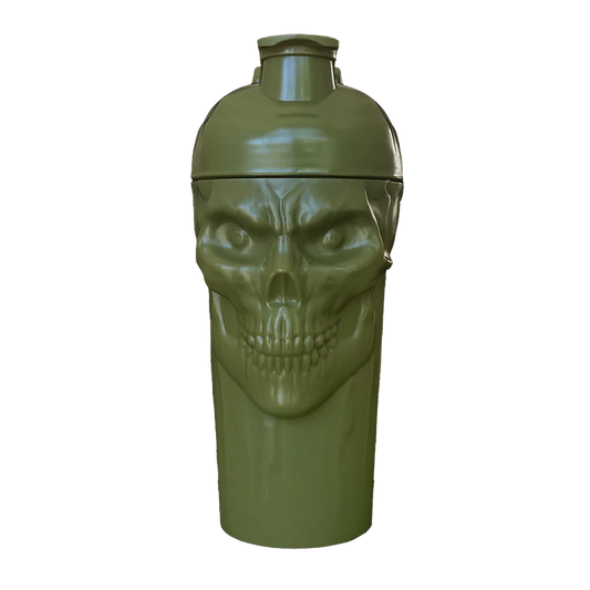 JNX Sports The Curse! Skull Shaker 700ml Military Green