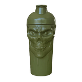 JNX Sports The Curse! Skull Shaker 700ml Military Green