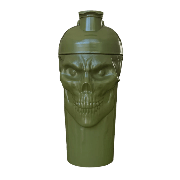 JNX Sports The Curse! Skull Shaker 700ml Military Green