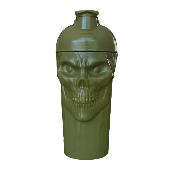 JNX Sports The Curse! Skull Shaker 700ml Military Green