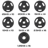 Ιορδανία 1000kg Rubber Tri Grip Olympic Plate