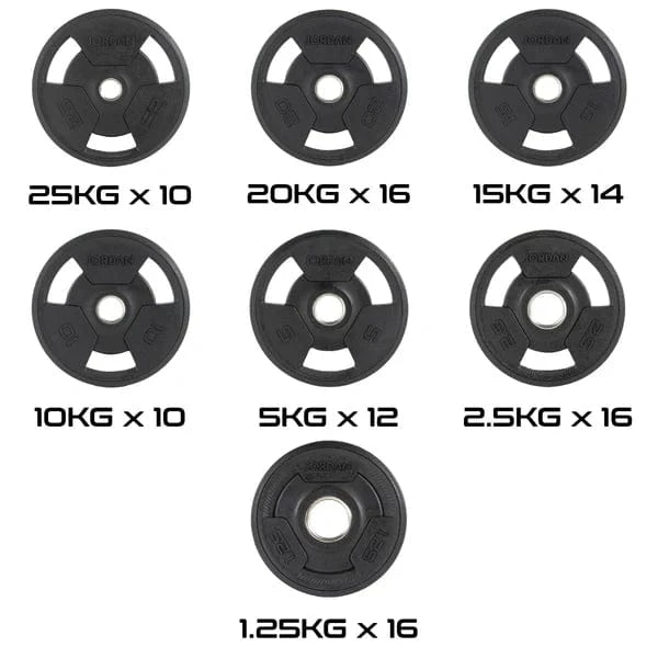 Ιορδανία 1000kg Rubber Tri Grip Olympic Plate