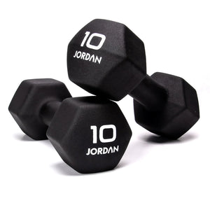 Jordan 10kg Neoprene Studio Dumbbells