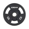 JORDAN 10kg Urethane Tri Grip Olympic Plate