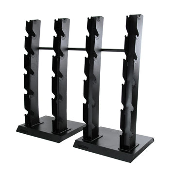 JORDAN 12 Pair Vertical Dumbbell Rack 2.5kg-30kg - Black