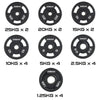 Ιορδανία 140 κιλά ουρεθάνης Tri Grip Olympic Plate & Bar Set