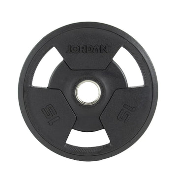 Jordan 15kg rubber tri grip Olympische plaat