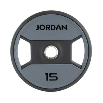Jordan 15kg Urethane Dual Grip Olympische plaat