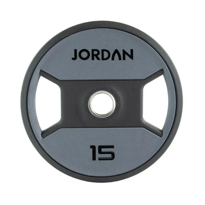 JORDAN 15kg Urethane Dual Grip Olympic Plate