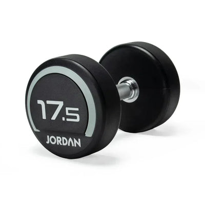 JORDAN 17.5kg Urethane Dumbbells (pair) - Grey