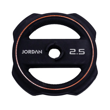 JORDAN 2.5kg Ignite Pump X Rubber Studio Barbell plate