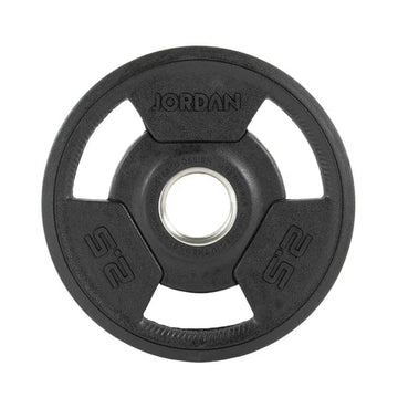 Jordan 2,5 kg rubber Tri Grip Olympische plaat