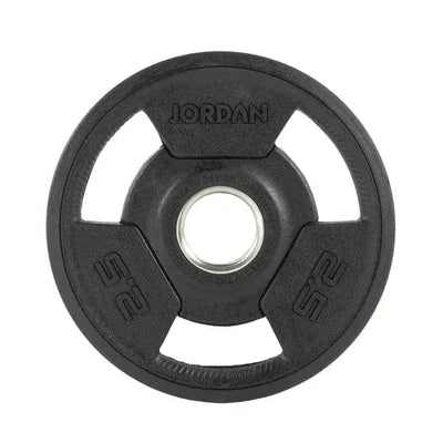 JORDAN 2.5kg Rubber Tri Grip Olympic Plate