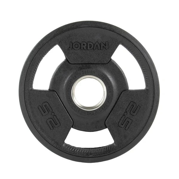 Ιορδανία 2,5 κιλά καουτσούκ Tri Grip Olympic Plate