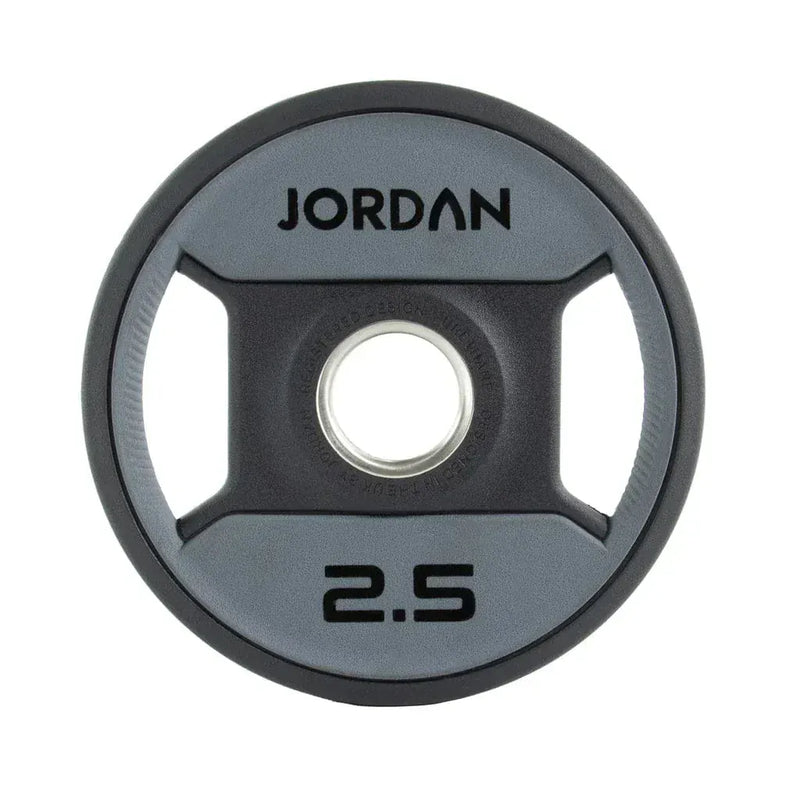 Jordan 2,5 kg urethaan dubbele grip olympische plaat