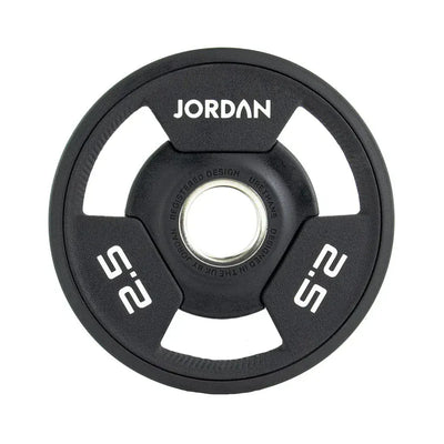 JORDAN 2.5kg Urethane Tri Grip Olympic Plate