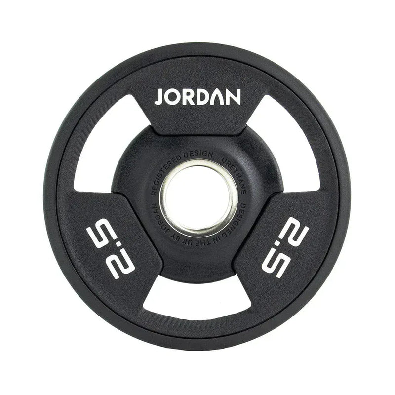 Jordan 2,5 kg urethane tri Grip Olympic deska