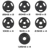 Ιορδανία 200 κιλά καουτσούκ Tri Grip Olympic Plate