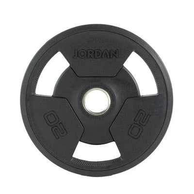 JORDAN 20kg Rubber Tri Grip Olympic Plate