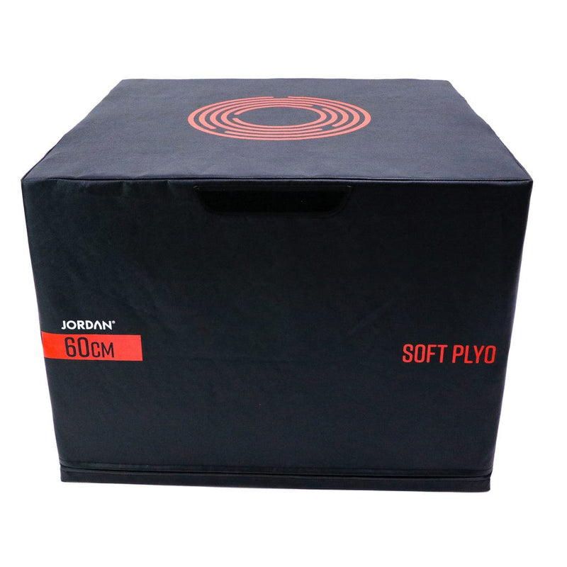 Jordan 24 "weiche Plyo -Box (hellgrau/rot)