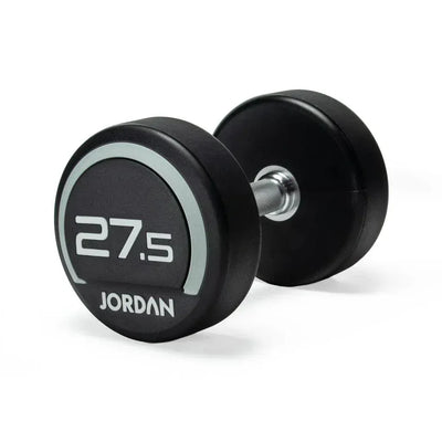 JORDAN 27.5kg Urethane Dumbbells (pair) - Grey
