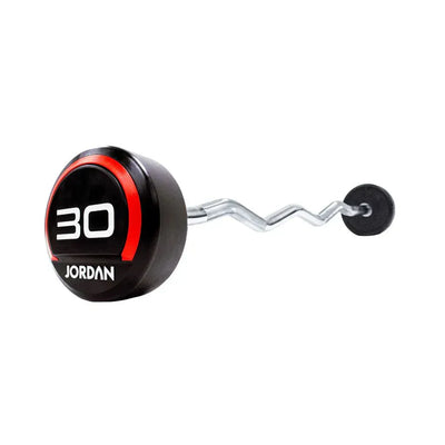 JORDAN 30kg Curl Urethane Barbell